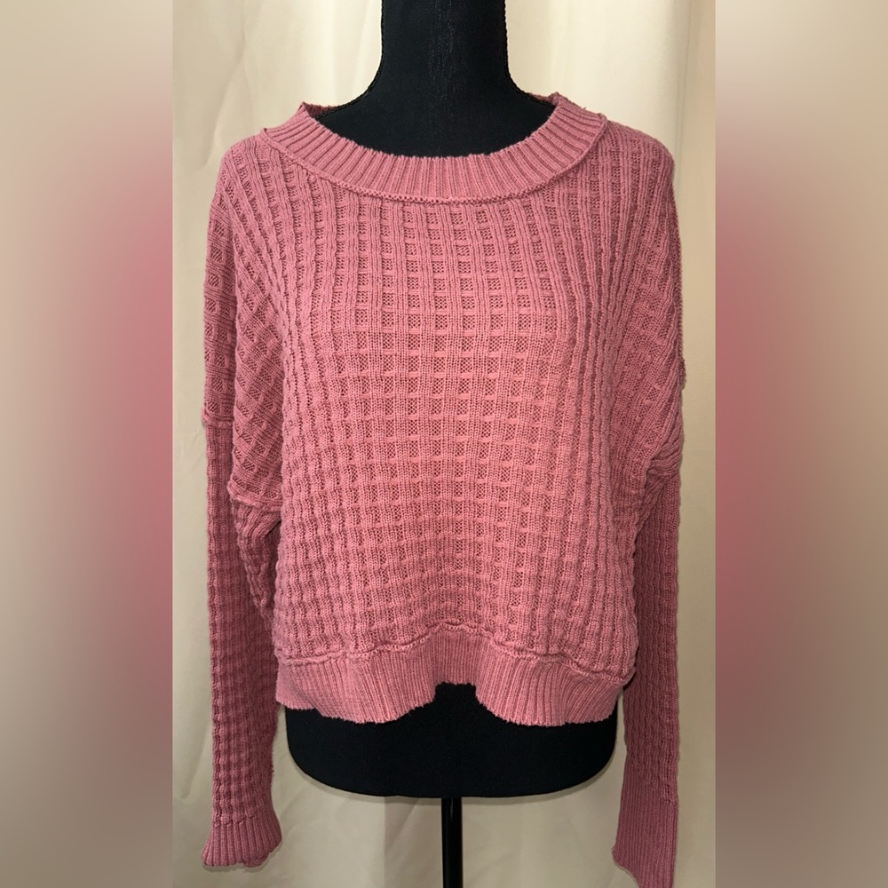 By Together Oversized small sweater Dusty Rose. Boutique brand